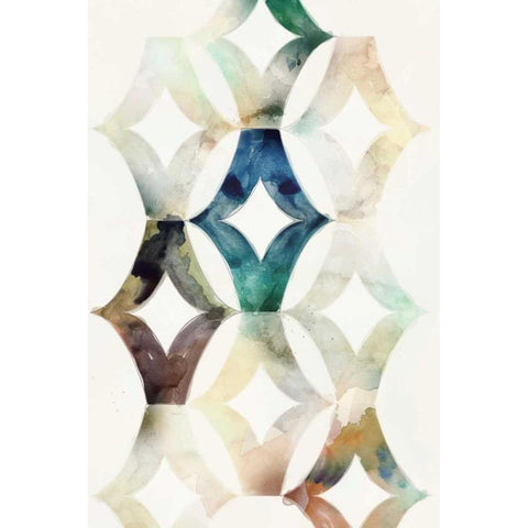 Morocgrahic I Black Modern Wood Framed Art Print by Selkirk, Edward