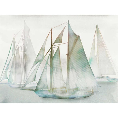 Glide I-Extended Black Modern Wood Framed Art Print by Selkirk, Edward