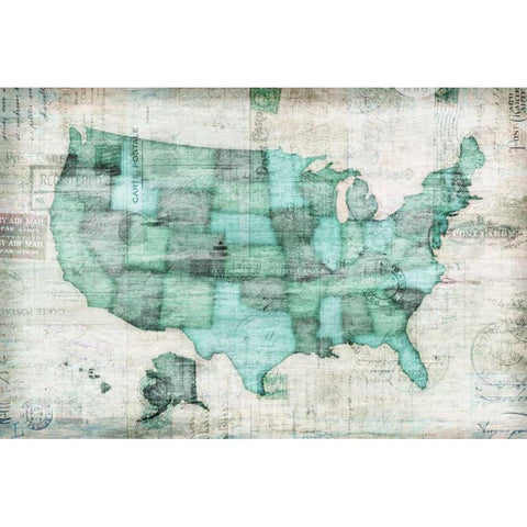 USA Black Modern Wood Framed Art Print with Double Matting by Selkirk, Edward