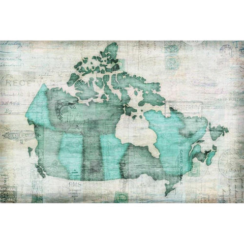 Canada Black Modern Wood Framed Art Print with Double Matting by Selkirk, Edward