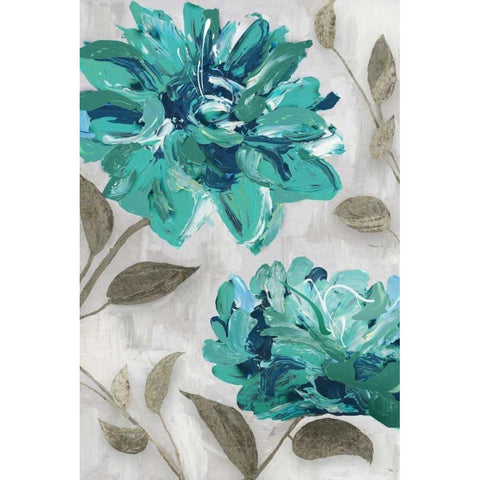 Blooms I Black Modern Wood Framed Art Print by Selkirk, Edward