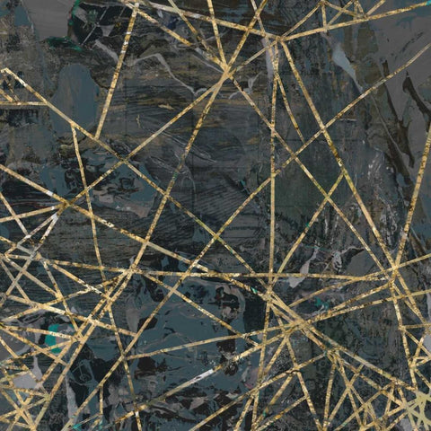 Tinge of Gold IV Black Modern Wood Framed Art Print by Selkirk, Edward