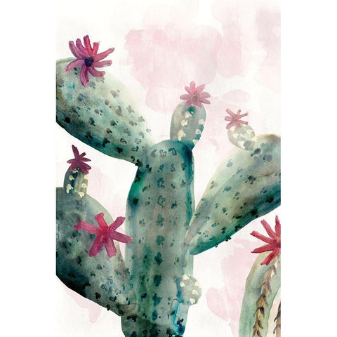 Prickle I Black Modern Wood Framed Art Print with Double Matting by Selkirk, Edward