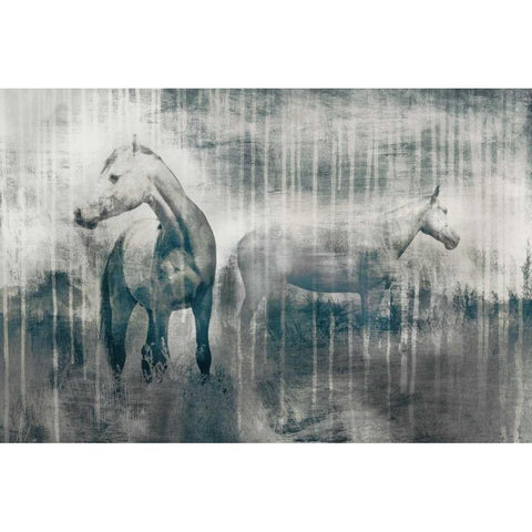 Grey Serenade White Modern Wood Framed Art Print by Selkirk, Edward