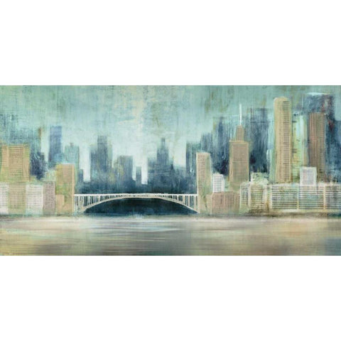 Ocean Dwells Black Modern Wood Framed Art Print with Double Matting by Selkirk, Edward