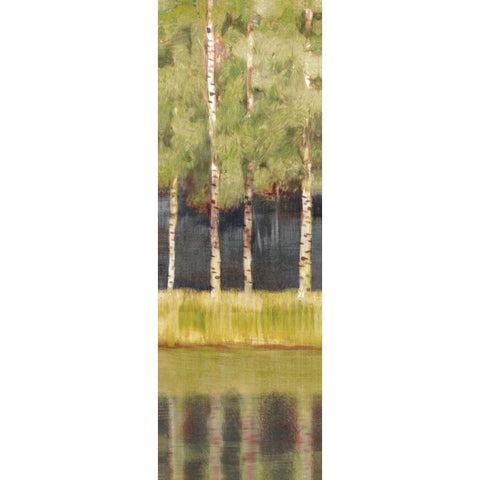 Luscious Morning II Black Modern Wood Framed Art Print with Double Matting by Selkirk, Edward