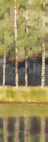 Luscious Morning II White Modern Wood Framed Art Print with Double Matting by Selkirk, Edward