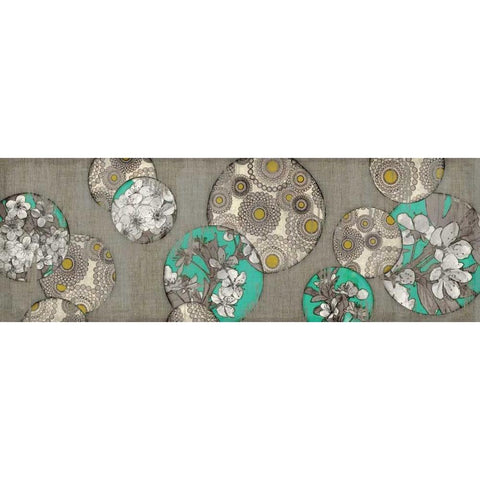 Blossom Bubbles I Black Modern Wood Framed Art Print by Selkirk, Edward