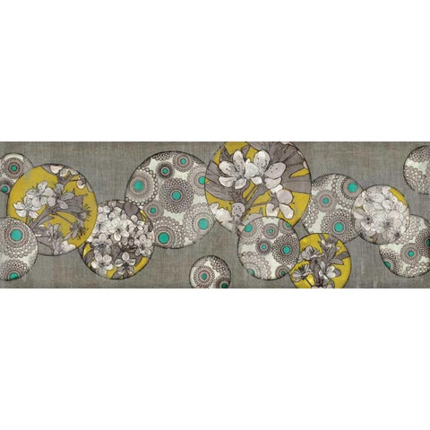 Blossom Bubbles II Black Modern Wood Framed Art Print by Selkirk, Edward