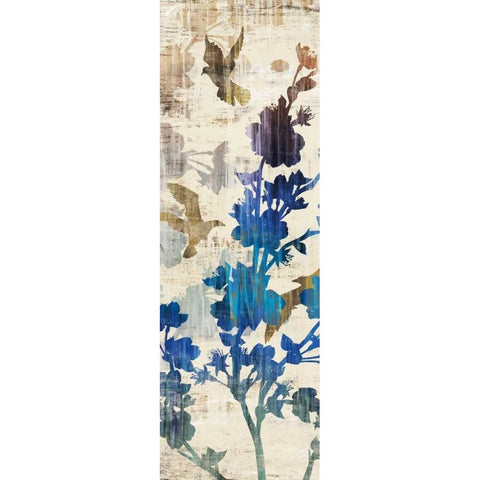 Wallflower Fantasy I White Modern Wood Framed Art Print by Selkirk, Edward