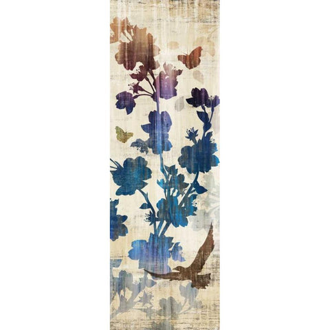 Wallflower Fantasy II Black Modern Wood Framed Art Print by Selkirk, Edward