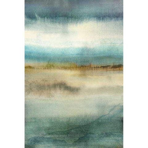 Blue Reverie Black Modern Wood Framed Art Print by Selkirk, Edward