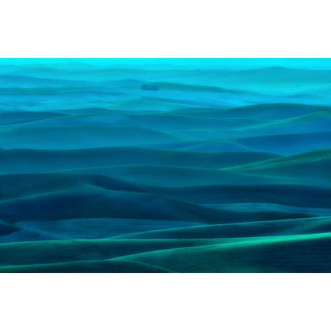 Evening Rhapsody Black Modern Wood Framed Art Print by Schwartz, Don