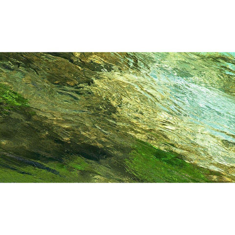 Fontaine Abstract I Gold Ornate Wood Framed Art Print with Double Matting by Crainford, Steven