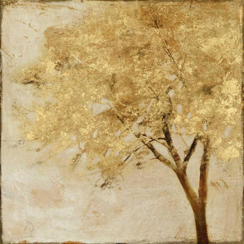 Morning Maple White Modern Wood Framed Art Print by Theodosiu, Matina