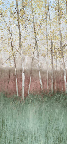 Late Sunday White Modern Wood Framed Art Print with Double Matting by Theodosiou, Matina