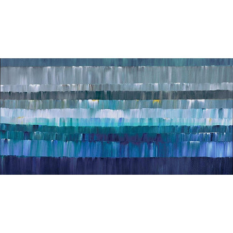 Latitudes White Modern Wood Framed Art Print by Gress, Thomas