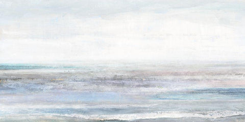 Blue Tides  Black Ornate Wood Framed Art Print with Double Matting by Ustal, Helen