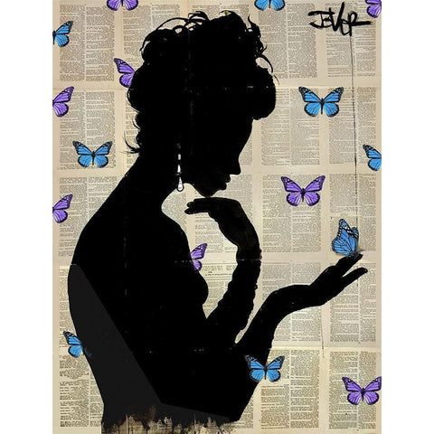 Loui  JoverÂ  White Modern Wood Framed Art Print by Blue ButterflightÂ 