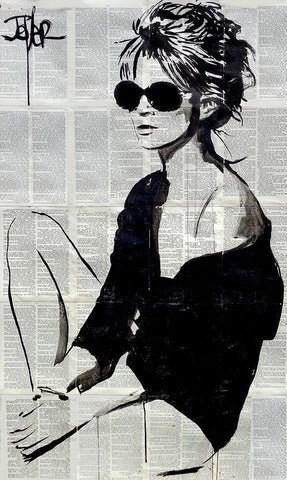 Summers End  Black Ornate Wood Framed Art Print with Double Matting by Jover, Loui