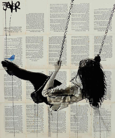 Where Nothing Matters  White Modern Wood Framed Art Print with Double Matting by Jover, Loui