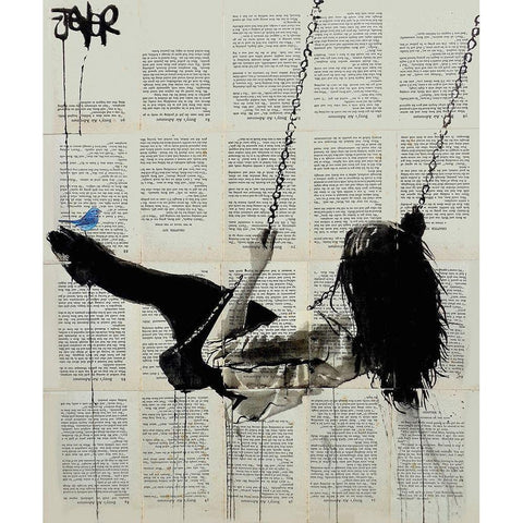 Where Nothing Matters  Black Modern Wood Framed Art Print by Jover, Loui