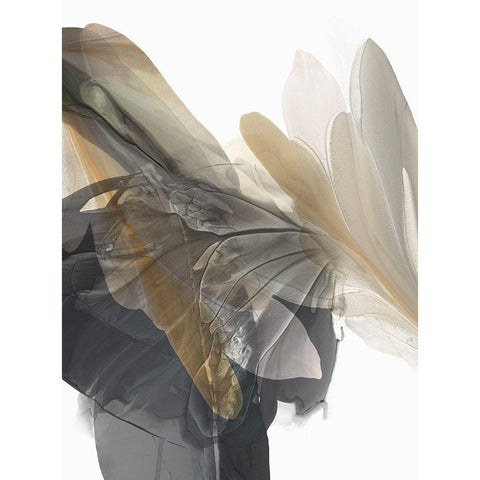 Emerging Gold I  Black Modern Wood Framed Art Print by McFarland, Vicki