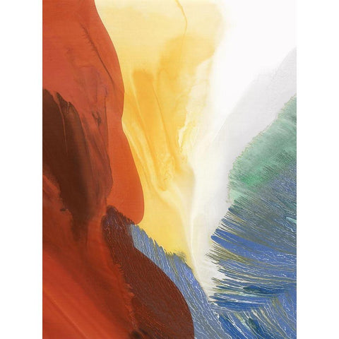 Ecstatic Dance II Black Modern Wood Framed Art Print with Double Matting by McFarland, Vicki