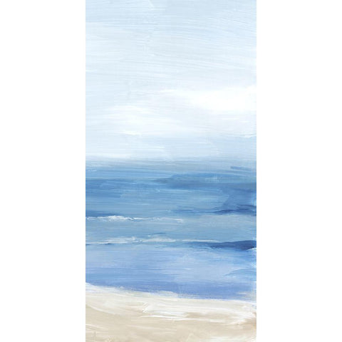 Beach Landscape II Gold Ornate Wood Framed Art Print with Double Matting by Mavis, Luna