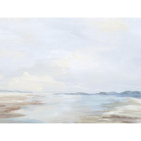 Tranquility of Water I Black Modern Wood Framed Art Print by Mavis, Luna