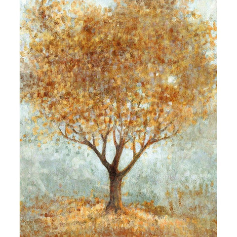 Tree of Life Black Modern Wood Framed Art Print with Double Matting by Kroeker, Wendy