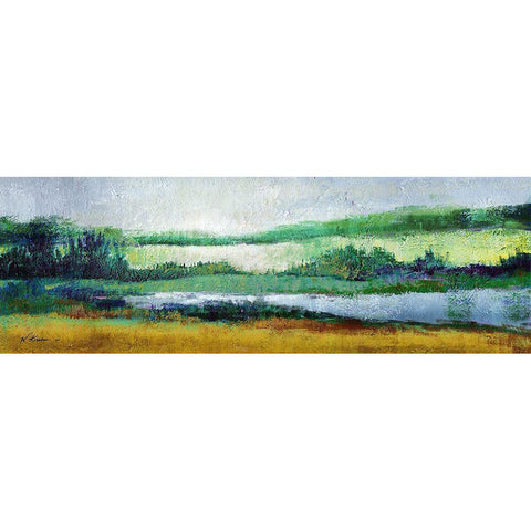 Sunset Gold Ornate Wood Framed Art Print with Double Matting by Kroeker, Wendy
