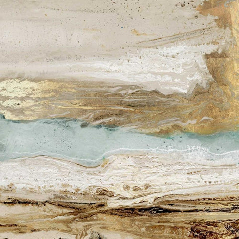 Playa Secreto II Black Modern Wood Framed Art Print by Kroeker, Wendy