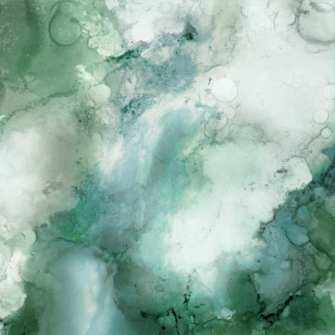 Zen Panel III White Modern Wood Framed Art Print by Kroeker, Wendy
