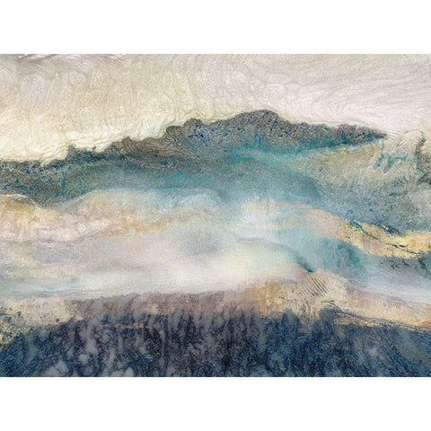 Mountain Peak I Black Modern Wood Framed Art Print with Double Matting by Kroeker, Wendy