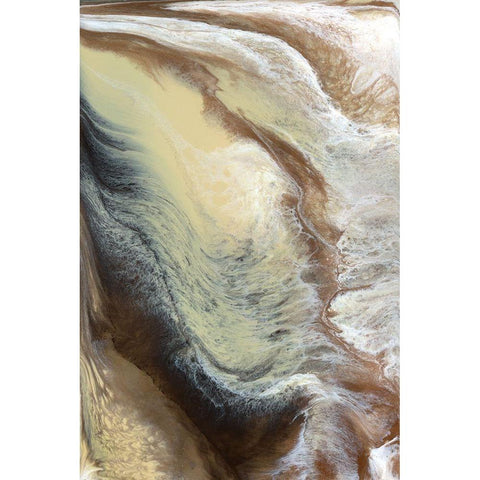 Caramel Black Modern Wood Framed Art Print by Kroeker, Wendy
