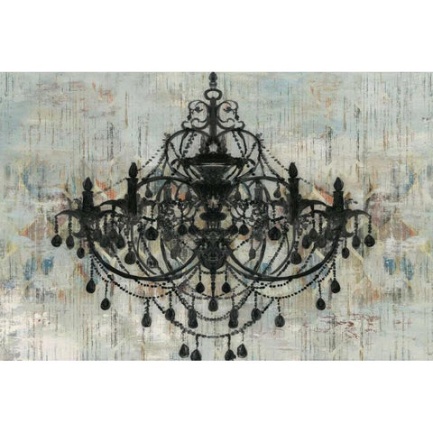 Pallas Black  Gold Ornate Wood Framed Art Print with Double Matting by Wilson, Aimee