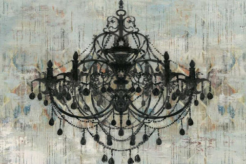 Pallas Black  Black Ornate Wood Framed Art Print with Double Matting by Wilson, Aimee