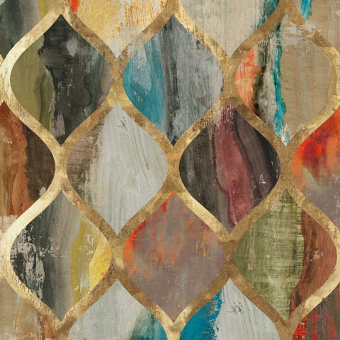 Ecliptic II White Modern Wood Framed Art Print with Double Matting by Wilson, Aimee