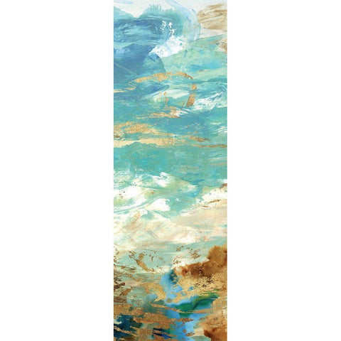 Seaside Abstract II White Modern Wood Framed Art Print by Wilson, Aimee