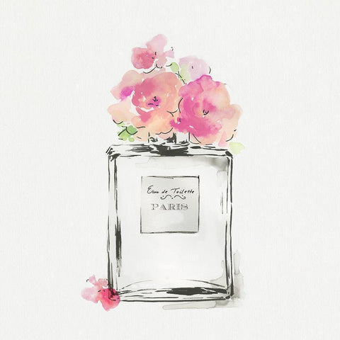 Parfum I  Black Modern Wood Framed Art Print with Double Matting by Aimee Wilson