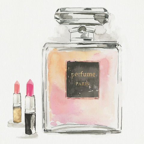 Perfume Paris III  Black Modern Wood Framed Art Print by Aimee Wilson