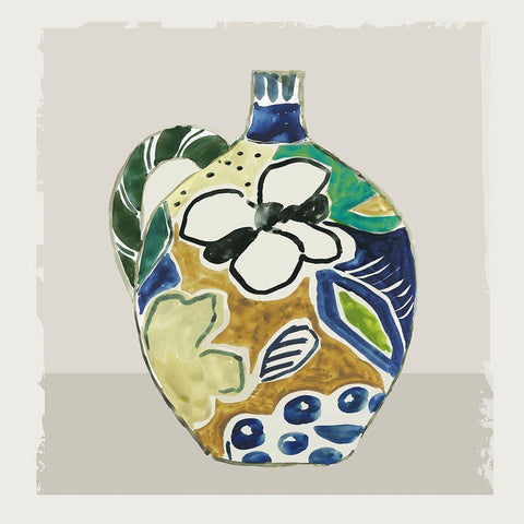 Picasso Vase I  White Modern Wood Framed Art Print by Wilson, Aimee