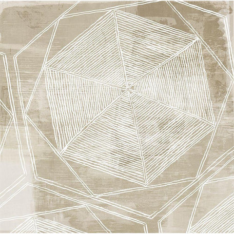 Woven Linen II White Modern Wood Framed Art Print by Wilson, Aimee