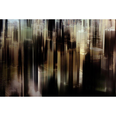 Elevator II  Black Modern Wood Framed Art Print by Cooke, William