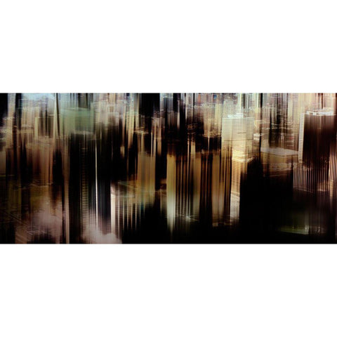Elevator II Black Modern Wood Framed Art Print by Cooke, William