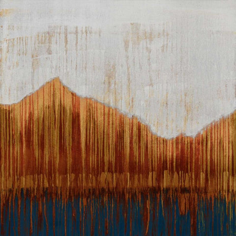 Red Mountain Pass II White Modern Wood Framed Art Print with Double Matting by Wilde, Susan