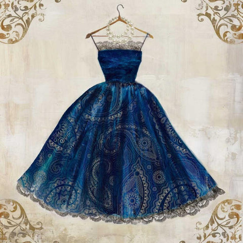 Stunning Gold Ornate Wood Framed Art Print with Double Matting by Wilson, Aimee