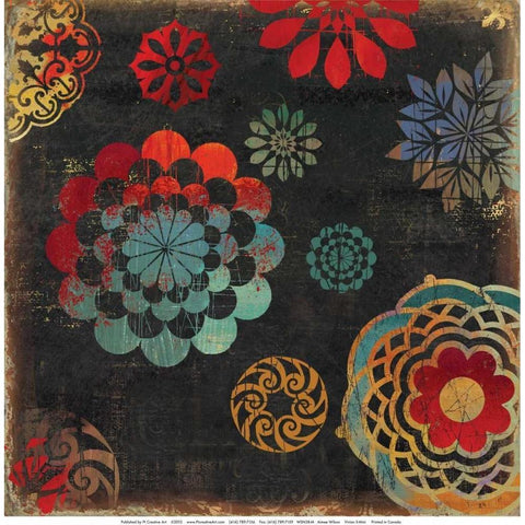 Vivian II Black Modern Wood Framed Art Print by Wilson, Aimee