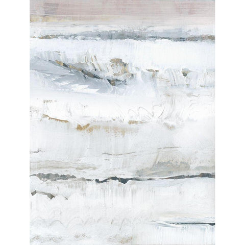Melting Ice II Gold Ornate Wood Framed Art Print with Double Matting by cartissi